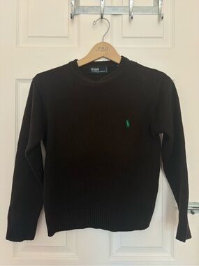 Polo by Ralph Lauren Brown Crewneck Sweater with Green Pony